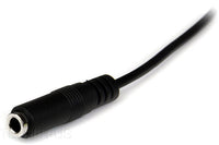 StarTech MU1MMFS 1m Slim 3.5mm Stereo Extension Audio Cable M/F iPhone CellPhone