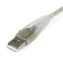 StarTech USB2HAB6T 6 ft Transparent USB A to USB B 2.0 Printer Scanner Ext HDD