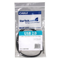 StarTech USB2TYPEM 3 ft USB to Type M Barrel 5V DC Power Cable