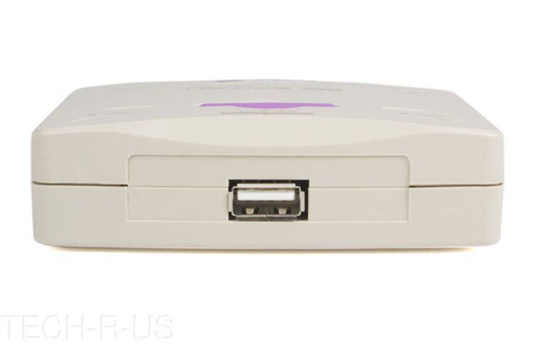 StarTech USB421 4-to-1 Manual USB Switch USB Bus Powered Compact Beige PC MAC