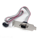 StarTech PLATE9M16LP 1 Port 16in DB9 Serial Port Low Pro Bracket 10 Pin Header