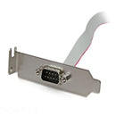 StarTech PLATE9M16LP 1 Port 16in DB9 Serial Port Low Pro Bracket 10 Pin Header