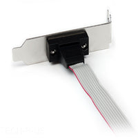 StarTech PLATE9M16LP 1 Port 16in DB9 Serial Port Low Pro Bracket 10 Pin Header