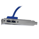 StarTech USB3SPLATE 2 Port USB 3.0 A Female Slot Plate Adapter Back of Computer