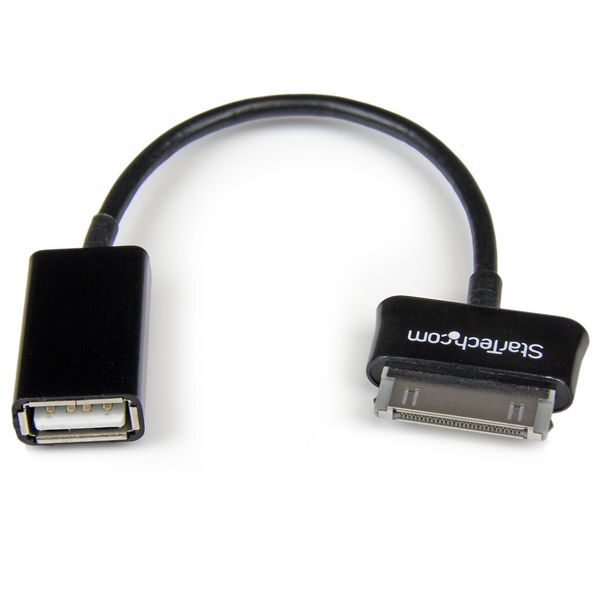 StarTech SDCOTG USB OTG Adapter Cable for Samsung Galaxy Tab 6" Black