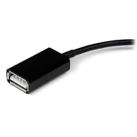 StarTech SDCOTG USB OTG Adapter Cable for Samsung Galaxy Tab 6" Black