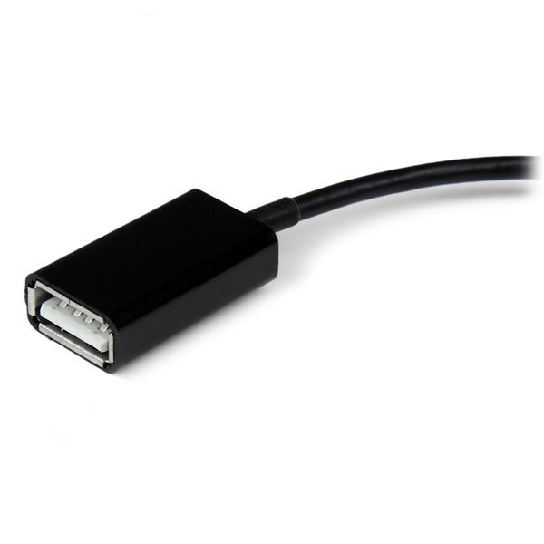 StarTech SDCOTG USB OTG Adapter Cable for Samsung Galaxy Tab 6" Black