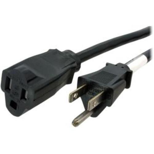 StarTech PAC10125 25 ft Power Cord Extension - NEMA 5-15R to NEMA 5-15P-25ft
