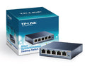 TP-LINK TL-SG105 5 Ports Gigabit Steel Case Switch QoS 10/100/1000Mbps PlugnPlay