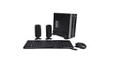 Pixxo CB-509E Mini-ITX Steel Black Computer Case w Speaker Keyboard Mouse Power