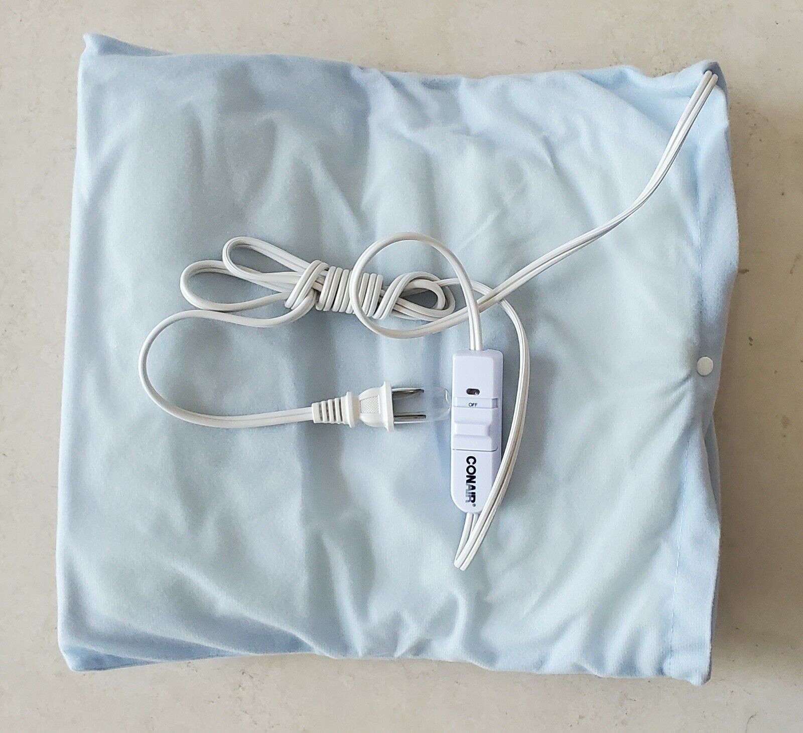 Conair HP01RBRR Electric Heating Pad Moist Absorbent Sponge Washable 12" x 15"