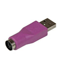 StarTech GC46MFKEY Keyboard Adapter 6-PIN PS2 to Female 4-PIN USB Type A Male