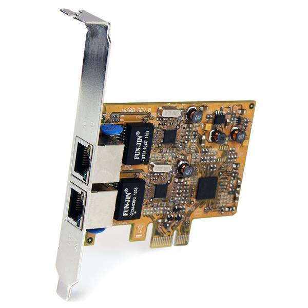 StarTech ST1000SPEXD3 Dual Port Gigabit PCI Express Server Network Adapter Card