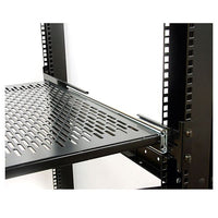 StarTech UNISLDSHF19 19" 2U Server Shelf Sliding Vented Heavy Duty Rack Mount