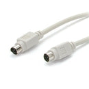 StarTech KXT102MM 6 ft PS/2 Keyboard or Mouse Cable - M/M mini-DIN (PS/2) Male