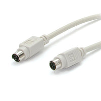 StarTech KXT102MM 6 ft PS/2 Keyboard or Mouse Cable - M/M mini-DIN (PS/2) Male