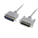 StarTech PB6 6 ft Parallel Printer Cable DB25 Male tp Centronics 36 Pin Male