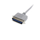 StarTech PB6 6 ft Parallel Printer Cable DB25 Male tp Centronics 36 Pin Male
