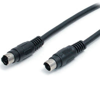 StarTech SVIDEOMM12 12 ft S-Video Cable M/M DIN Male S-Video DIN Male Black