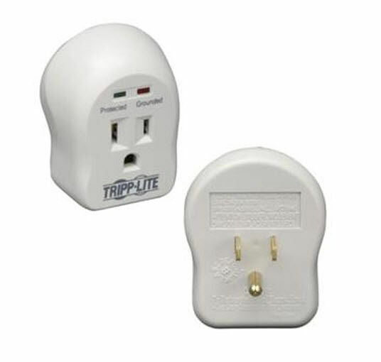 Tripp Lite SPIKECUBE 120V Wall Mount 1 Outlet Surge Suppressor Protector 600J