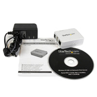 StarTech PM1115UW 1 Port USB Wireless N Network Print Server with 10/100 Mbps