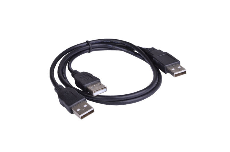 CHN Apricot (36") 3 ft USB Y-Cable USB20-YCBL USB 2.0 A to 2x USB 2.0 A Male