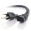 C2G 24" (2FT) Universal PC Computer Appliance Power Cord NEMA 5-15P IEC320C13