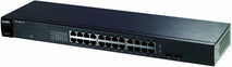 ZyXEL GS1100-24 Fanless Gigabit Unmanaged Ethernet Switch 24 Ports RJ-45 2 SFP