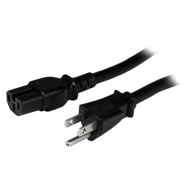 StarTech PXT515C154 4 ft Heavy Duty 14 AWG Computer Power Cord- NEMA5-15P to C15