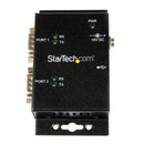 StarTech ICUSB2322I 2 Port Industrial Wall Mountable USB to Serial Adapter Hub