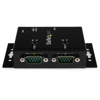StarTech ICUSB2322I 2 Port Industrial Wall Mountable USB to Serial Adapter Hub