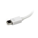 Startech MDP2VGDVHDW 3-in-1 Mini DisplayPort to VGA DVI HDMI Converter White