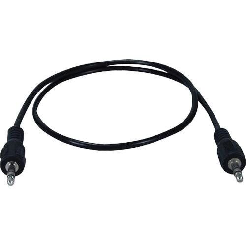 QVS CC400M-01 1FT 3.5mm Male to Male Speaker Cable Mini-phone for Speaker Audio