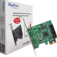 HighPoint Rocket 620A (2 Channel) Dual Port SATA 6Gb/s PCI-E x1 Low Profile Host