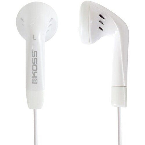 Koss KE5W Earphone Stereo Wired 16 Ohm 70 Hz 20 kHz Earbud White 4FT Cord