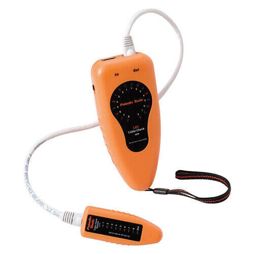 Paladin GreenLee PA1574 LAN Cable-Checker RJ45 Tester Check in Pouch with Patch