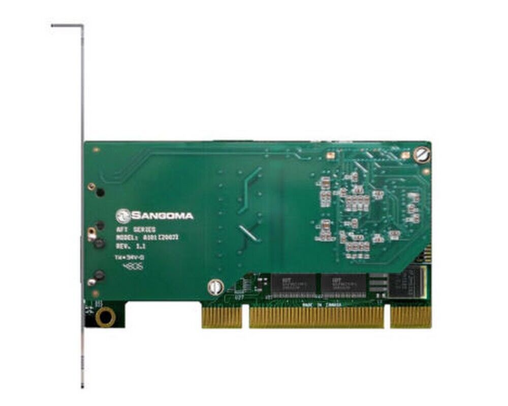 Sangoma A101D AFT Single T1 E1 DataStreams PCI Asterisk Voice Card w EC Hardware