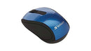 Verbatim 97471 USB Wireless Mini Nano Travel Optical Mouse Blue Radio Frequency