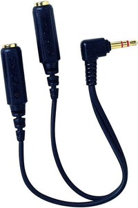 Koss Y88 Audio Y Cable - Mini-phone Male Audio - Mini-phone Female Audio