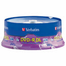 Verbatim 95484 DVD+R DL 8.5GB 4 Hours 8X Branded Surface 15 Pack Spindle