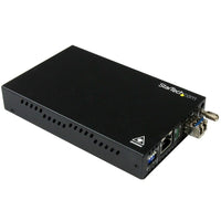 StarTech ET91000SM10 Gigabit Ethernet Copper-to-Fiber Media Converter - SM LC