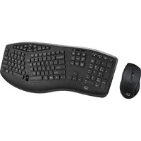 Adesso WKB-1600CB TruForm Wireless Ergonomic Keyboard And Optical Mouse