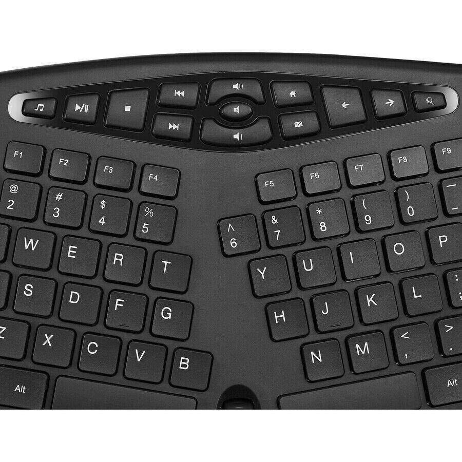 Adesso WKB-1600CB TruForm Wireless Ergonomic Keyboard And Optical Mouse