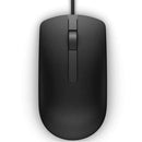 Dell MS116-BK Optical Mouse-MS116-Black - 1000 dpi - Scroll Wheel - 3 Button(s)