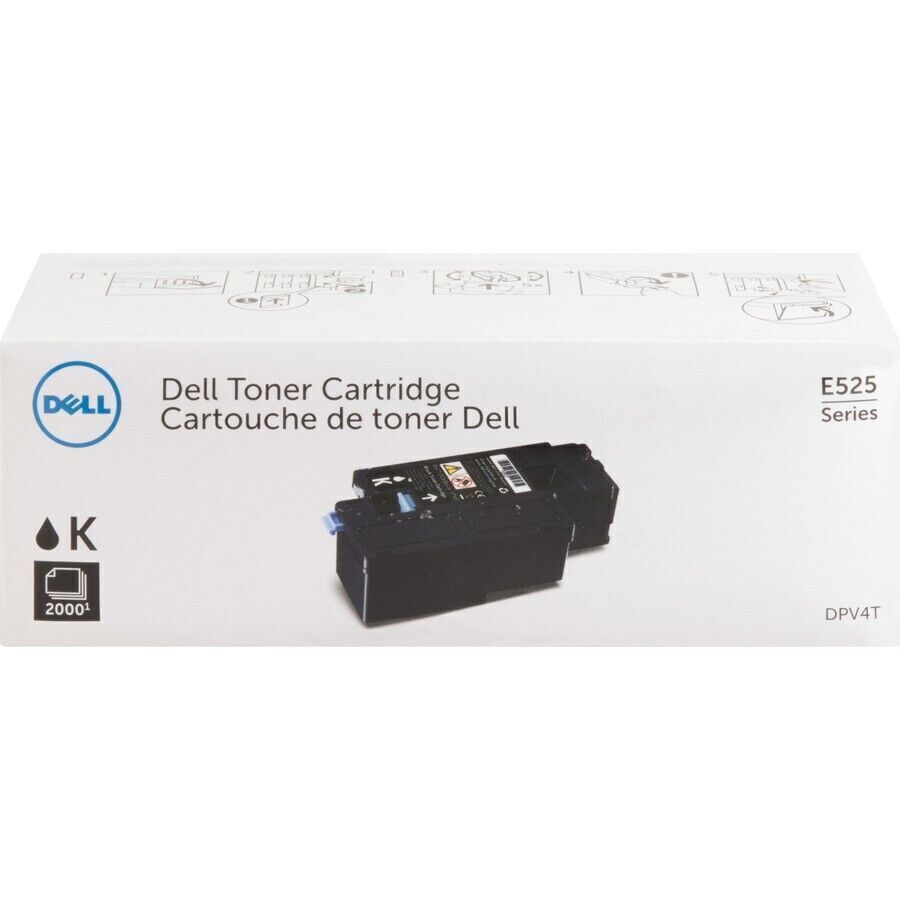 Dell DPV4T Original Toner Cartridge - Laser - Standard Yield - 2000 Pages -Black