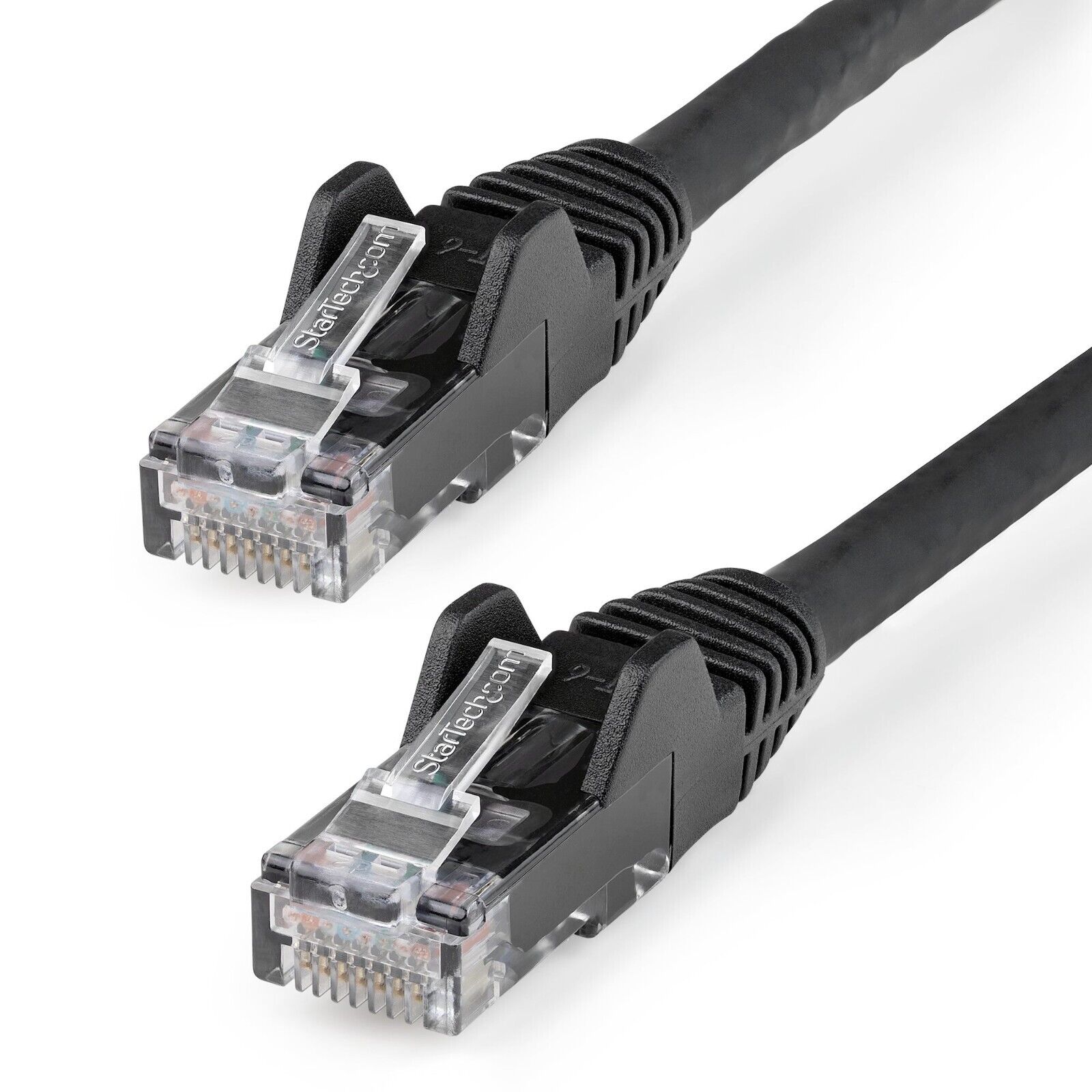 StarTech N6PATCH3BK 3ft CAT6 Ethernet Cable - Black Snagless Gigabit - 100W PoE