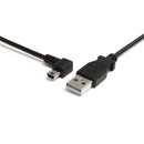 StarTech USB2HABM6LA 6 ft Mini USB Cable - A to Left Angle Mini B