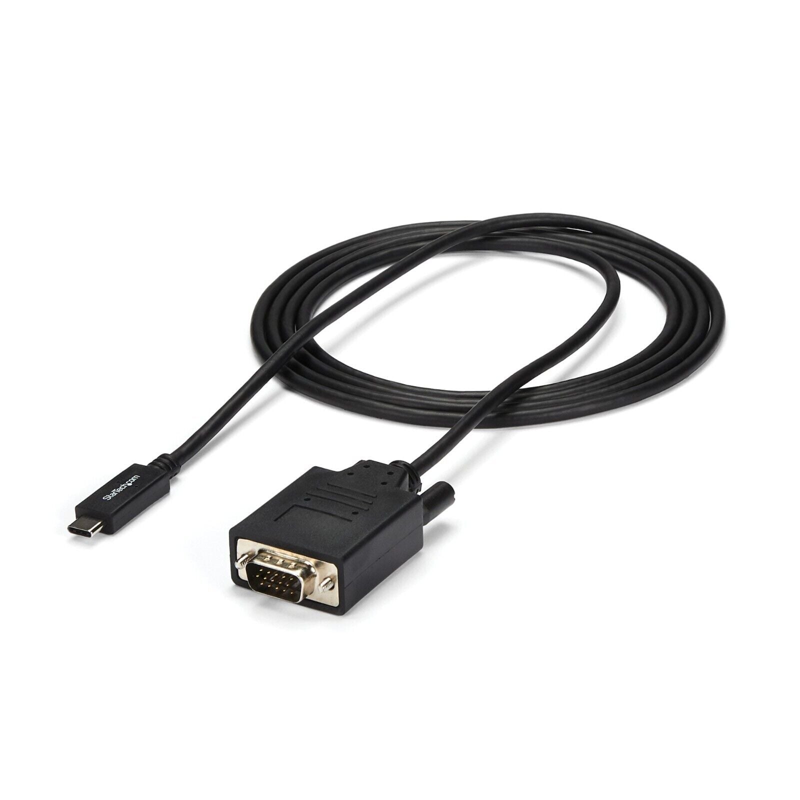 StarTech CDP2VGAMM2MB 6ft/2m USB C to VGA Cable - 1920x1200/1080p USB Type C DP