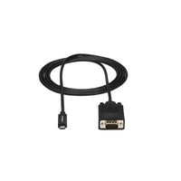 StarTech CDP2VGAMM2MB 6ft/2m USB C to VGA Cable - 1920x1200/1080p USB Type C DP