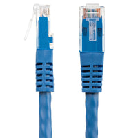 StarTech C6PATCH5BL 5ft CAT6 Ethernet Cable - Blue Molded Gigabit - 100W PoE UTP